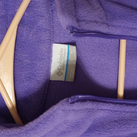 Columbia Kids  Medium Purple Fleece Jacket - Picture 2 of 3